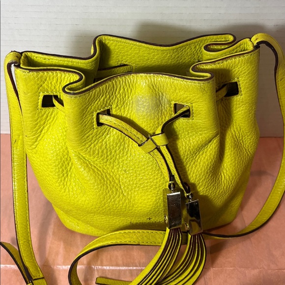 Kate Spade Lime Leather Shoulder Bag - Picture 6 of 15